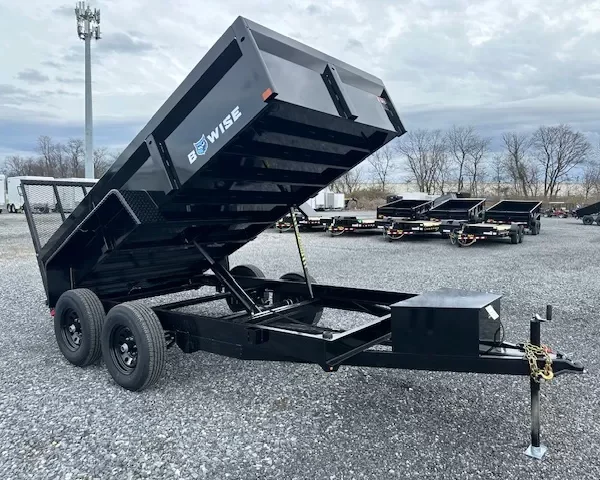 BWise 6 x 12 Dump Trailer Landscape Ramp