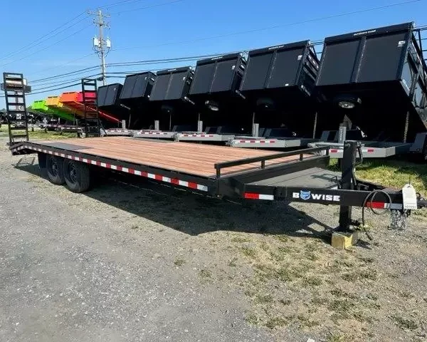 BWise 8.5 x 24 Deckover Equipment Trailer Ladder Ramps
