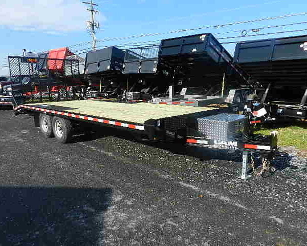 CAM Superline 8 x 20 Equipment Trailer – Split Landscape Ramp