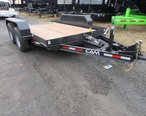 CAM Superline 7 x 12 Equipment Trailer Full Tilt Deck