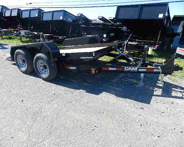 CAM Superline 6 x 12 Equipment Trailer Full Tilt Deck