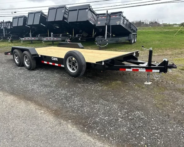 CAM Superline 7 x 20 Open Car Hauler Slide Out Ramps