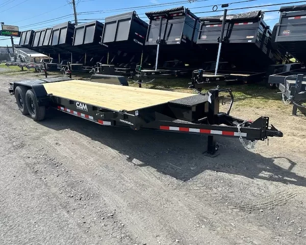 CAM Superline 7 x 22 Equipment Trailer Super Ramps