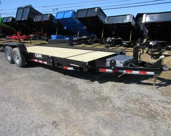 CAM Superline 7 x 21 Low Profile Equipment Trailer Split Tilt