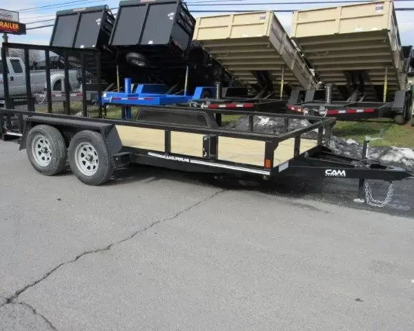 Cam Superline 7 x 14 Landscape Utility Trailer – Rear Landscape Gate