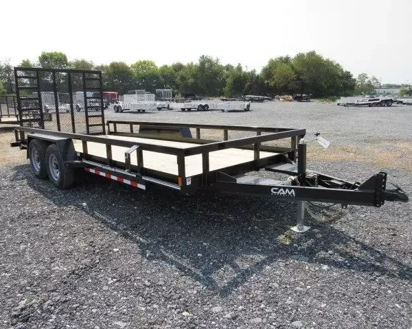 Cam Superline 7 x 18 Landscape Utility Trailer – Rear Landscape Gate