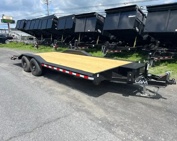 CAM Superline 8 x 20 Full Width Equipment Trailer Slide Out Ramps Clearance