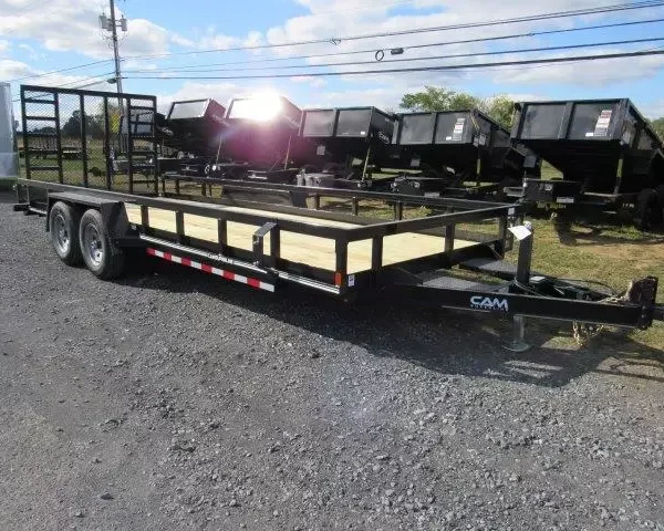 Cam Superline 7 x 20 Landscape Utility Trailer – Rear Landscape Gate