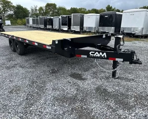 CAM Superline 8.5 x 20 Deckover Equipment Trailer Slide Out Ramps