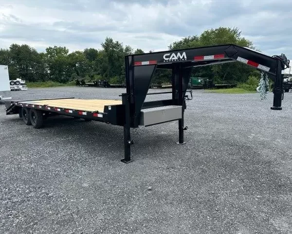 CAM Superline 8 x 25 Gooseneck Deckover Equipment Trailer