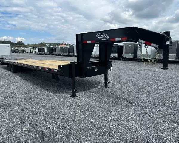 CAM Superline 8 x 40 Deckover Gooseneck Equipment Trailer