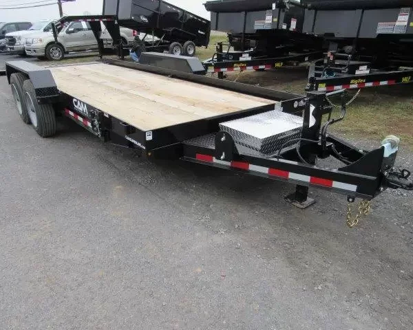 CAM Superline 7 x 20 Equipment Trailer Full Tilt Deck