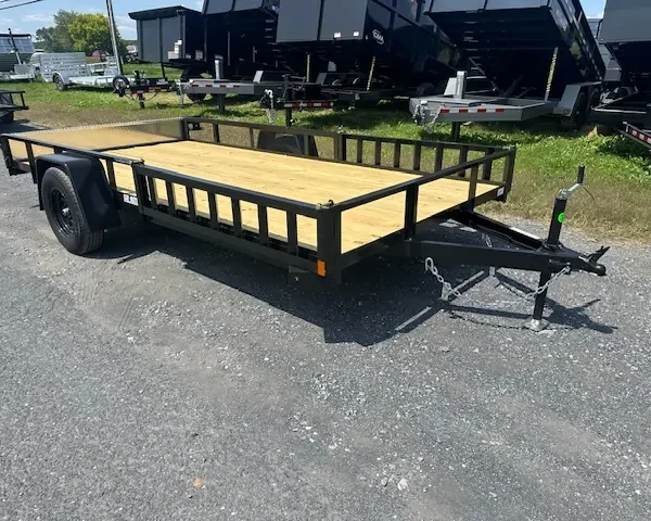 Car Mate 6 x 14 ATV Utility Trailer – Side Ramps
