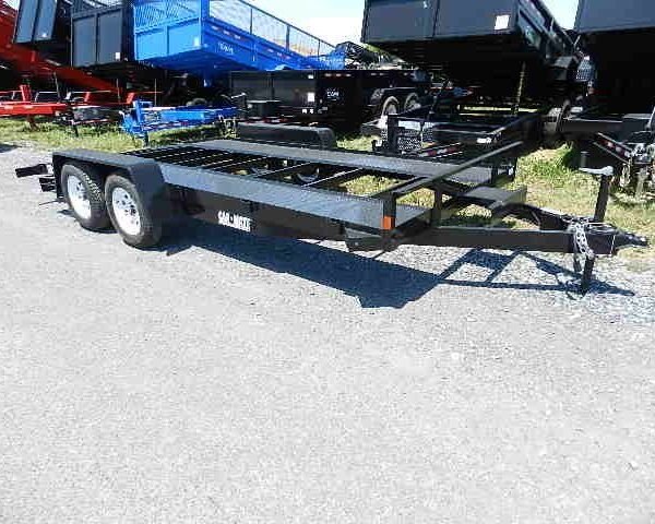 Car Mate 7 x 16 Car Trailer – 7K with Open Steel Deck