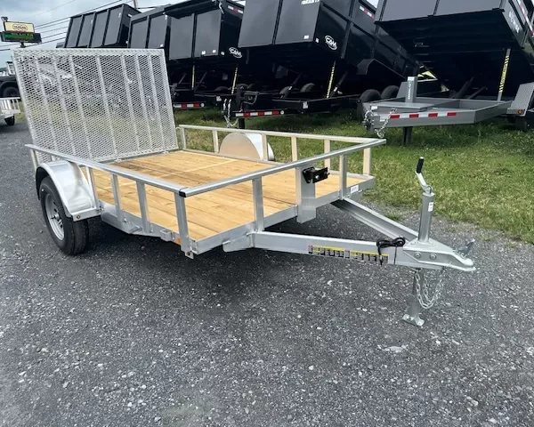 Carry-On 6 x 10 Aluminum Landscape Utility Trailer – Rear Mesh Gate