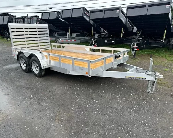 Carry-On 6 x 14 Aluminum Landscape Utility Trailer – Rear Gate