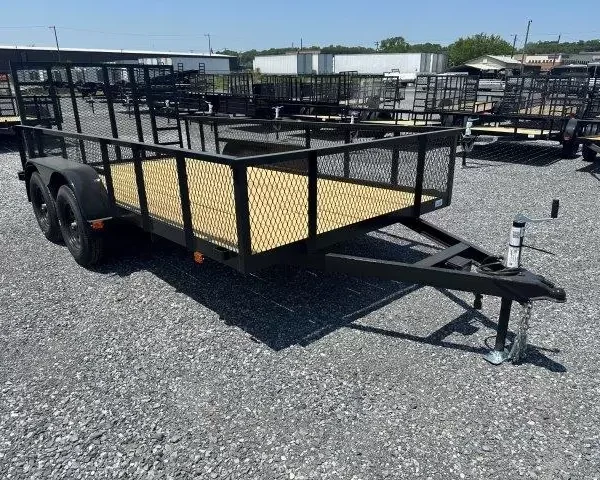 Carry On 7 x 14 Landscape Utility Trailer – Mesh Sides