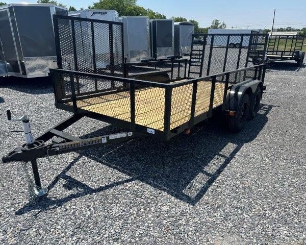 Carry On 7 x 14 Landscape Utility Trailer – Mesh Sides & ATV Gate