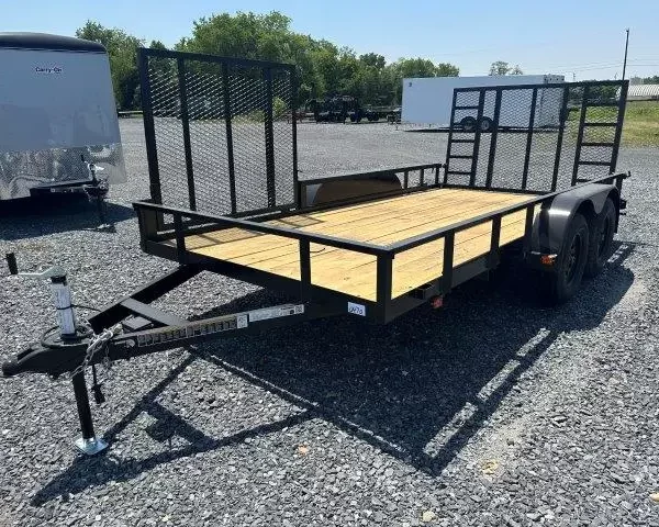Carry On 7 x 14 Landscape Utility Trailer – Side ATV Ramp