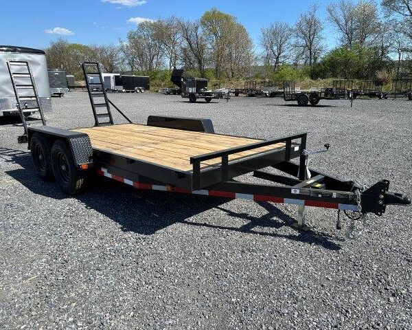 Carry On 7 x 16 Equipment Trailer Ladder Ramps