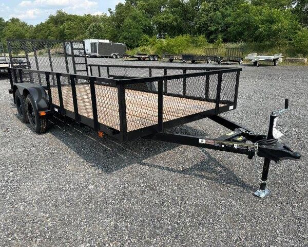 Carry On 7 x 16 Landscape Utility Trailer – Mesh Sides