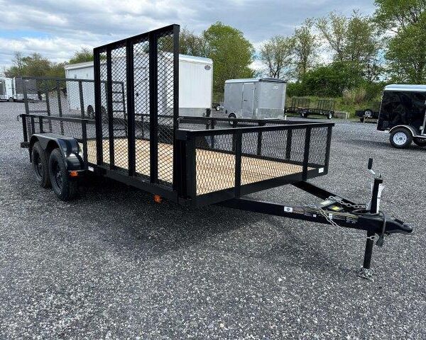 Carry On 7 x 16 Landscape Utility Trailer – Mesh Sides & ATV Gate