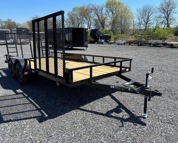 Carry On 7 x 16 Landscape Utility Trailer – Side ATV Ramp