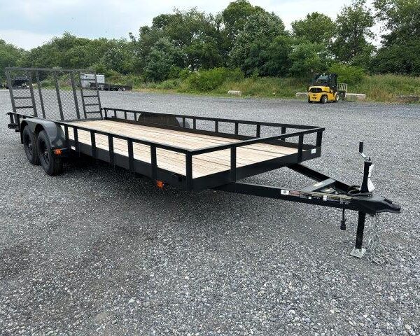 Carry-On 7 x 20 Landscape Utility Trailer – Rear Ramp Gate