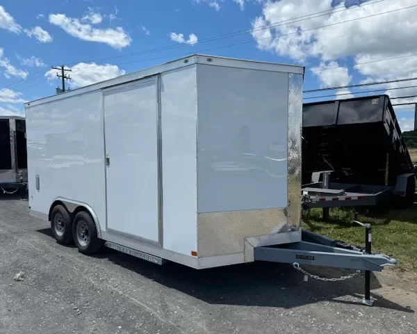 Covered Wagon 8.5 x 16 Enclosed Trailer – Landscape Package