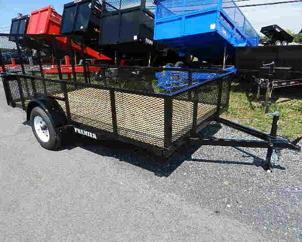 Premier 6.4 x 12 Landscape Utility Trailer – Mesh Sides