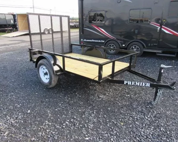 Premier 5 x 8 Landscape Utility Trailer – Rear Ramp Gate