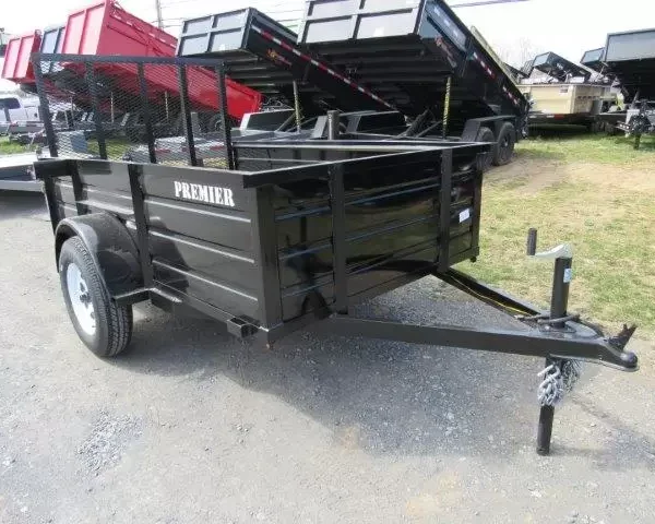 Premier 5 x 8 Landscape Utility Trailer – Steel Sides