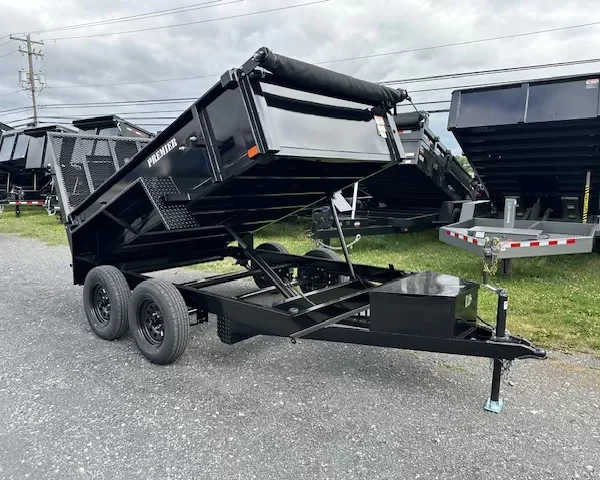Premier 6 x 10 Low Profile Dump Trailer Landscape Ramp