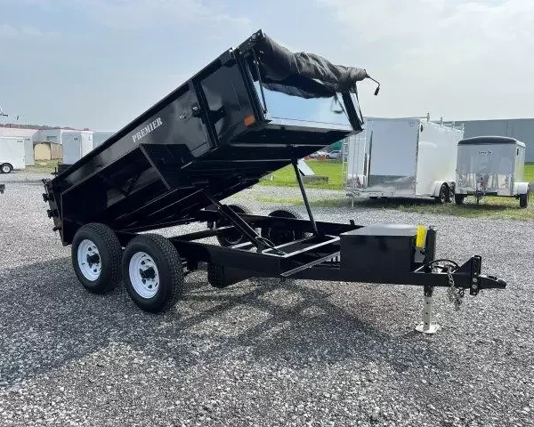 Premier 6 x 10 Low Profile Dump Trailer Ladder Ramps