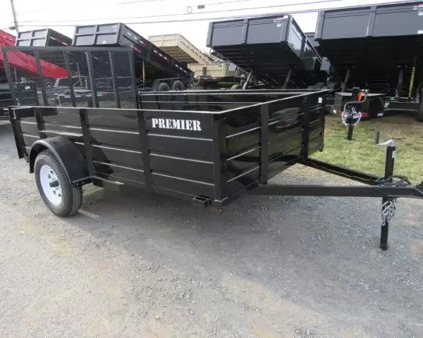 Premier 6.4 x 10 Landscape Utility Trailer – Steel Sides