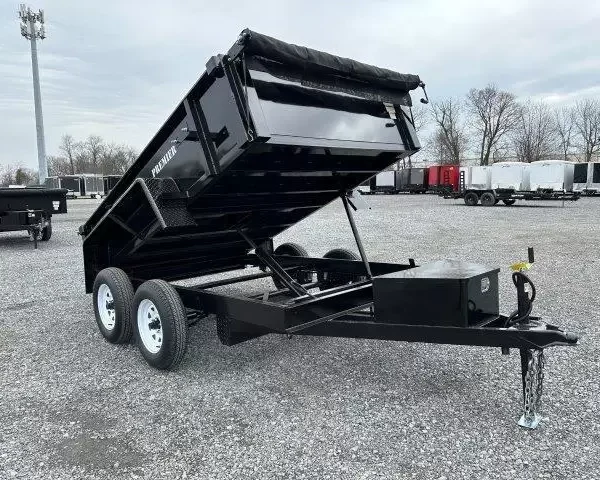 Premier 6 x 10 Dump Trailer With a Spreader Gate