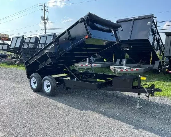Premier 6 x 12 Low Profile Dump Trailer Landscape Ramp
