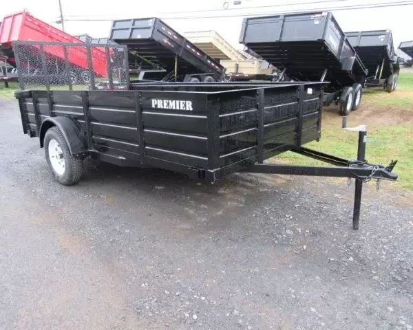Premier 6.4 x 12 Landscape Utility Trailer – Steel Sides