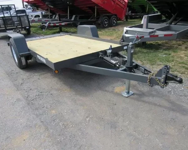 Premier 6 x 12 Equipment Trailer Single Axle Tilt Deck