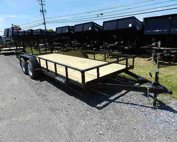 Premier 6.4 x 18 Landscape Utility Trailer – Rear Ramp Gate