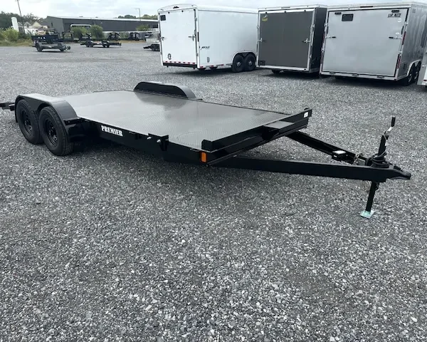 Premier 7 x 18 Steel Deck Open Car Trailer