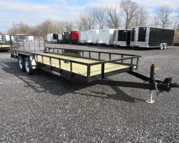 Premier 7 x 22 Landscape Utility Trailer – Rear Ramp Gate