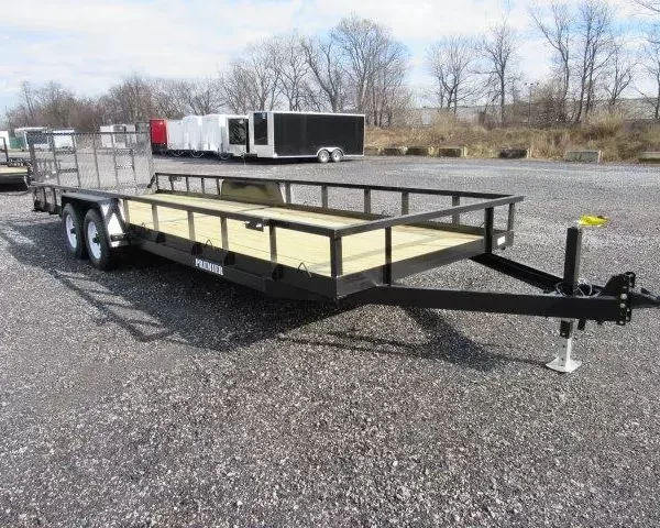 Premier 7 x 24 Landscape Utility Trailer – Rear Ramp Gate
