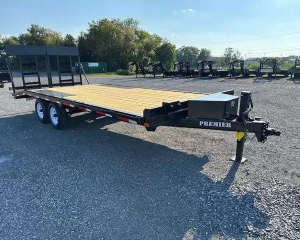 Premier 8.5 x 20 Deckover Equipment Trailer Landscape Ramp