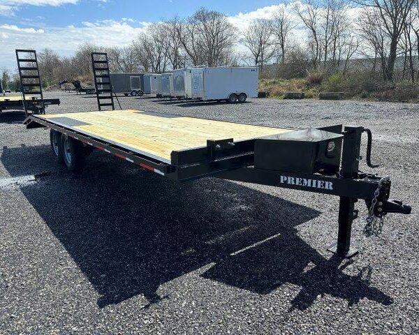 Premier 8.5 x 24 Deckover Equipment Trailer Ladder Ramps