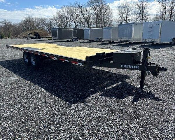 Premier 8.5 x 24 Deckover Equipment Trailer Slide Out Ramps