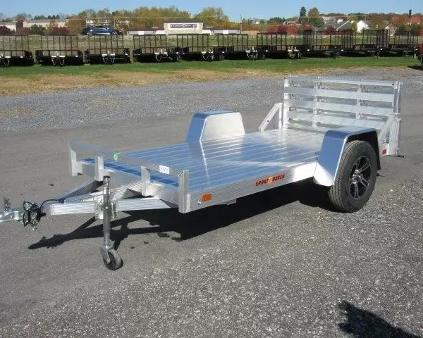 Sport Haven 5×10 Aluminum Utility Trailer – Deluxe Package