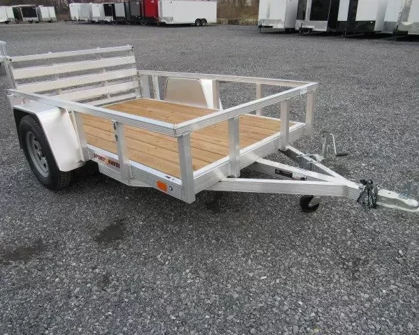 Sport Haven 5×8 Aluminum Utility Trailer – Bi-Fold Ramp Gate