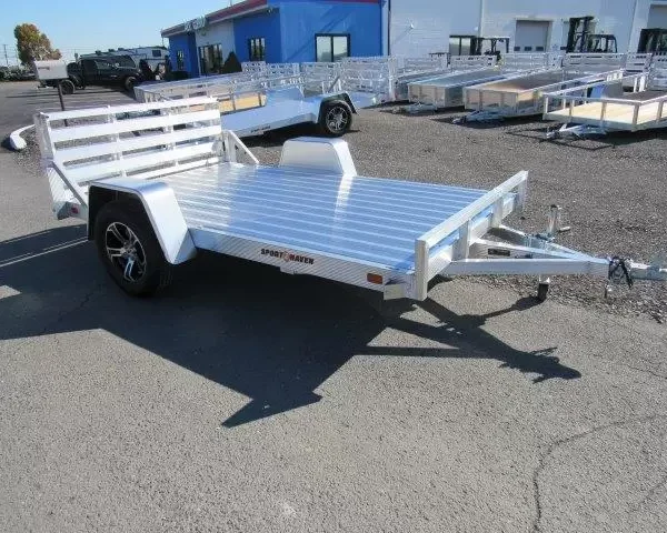 Sport Haven 5×10 Aluminum Utility Trailer – Deluxe Package