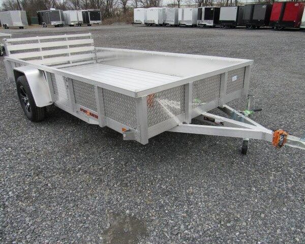 Sport Haven 6×12 Aluminum Utility Trailer – Aluminum Deck